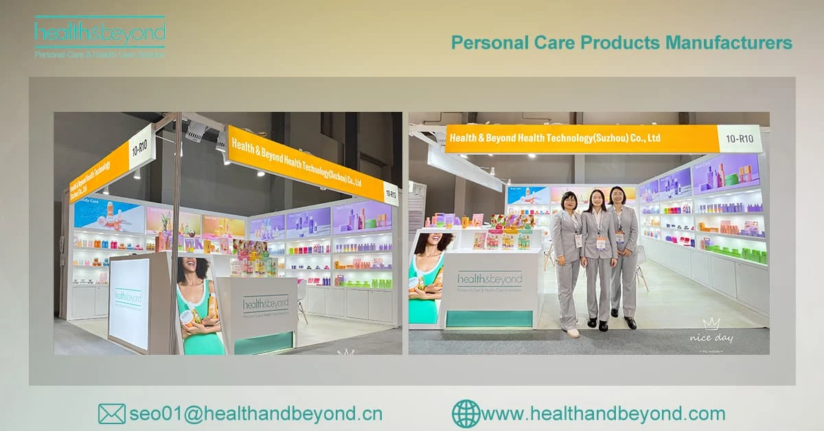 Produk perawatan pribadi Health&beyond di Cosmoprof Asia 2024