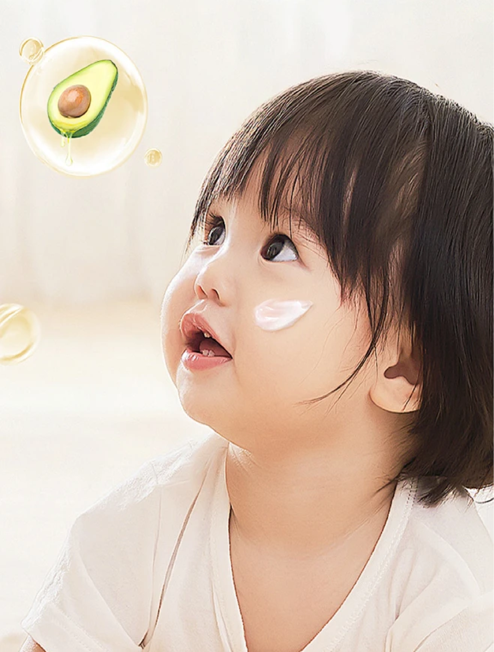 Krim wajah bayi Baby facial cream