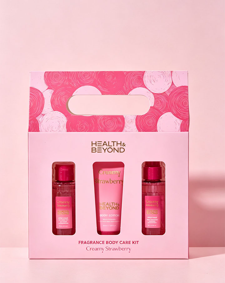 set perawatan tubuh untuk perjalanan body care travel set