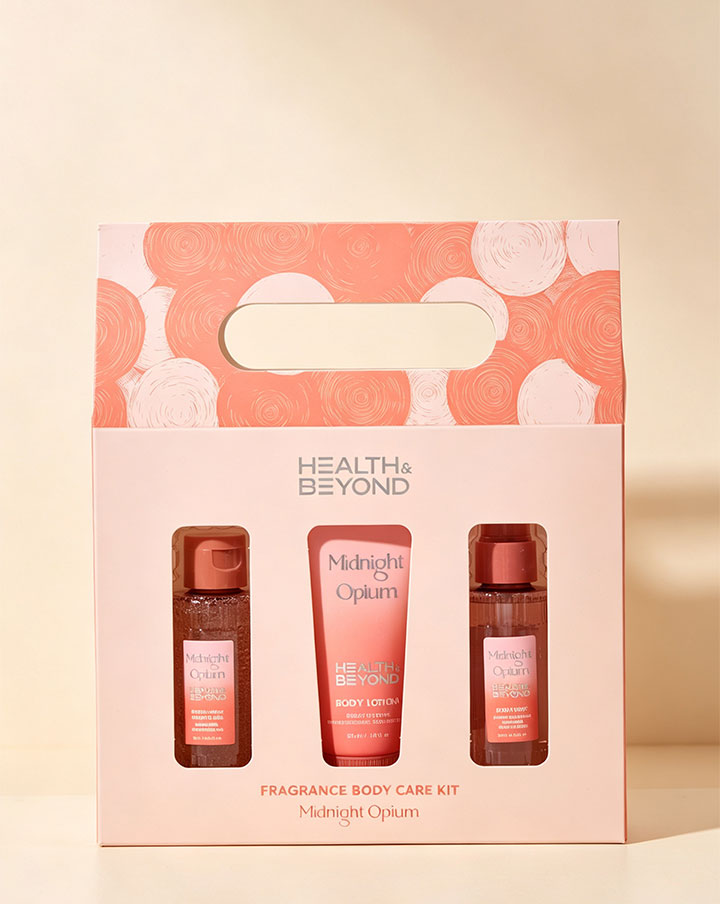 set perawatan tubuh untuk perjalanan body care travel set