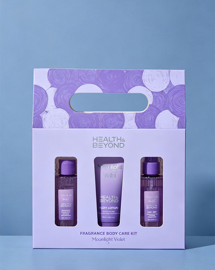 set perawatan tubuh untuk perjalanan body care travel set